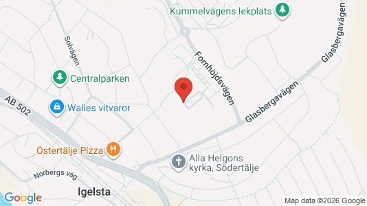 Apartments for rent i Södertälje - kort over placeringen