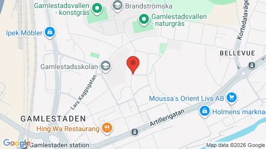 Apartments for rent i Gothenburg East - kort over placeringen