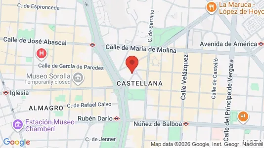 Apartments for rent in Madrid Salamanca - Photo from Google Street View