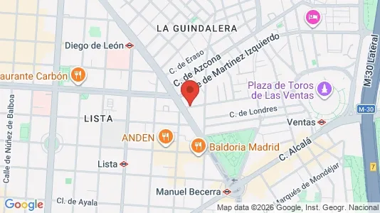Apartments for rent in Madrid Salamanca - Photo from Google Street View