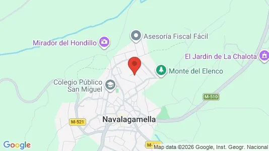 Apartments for rent i Navalagamella - kort over placeringen