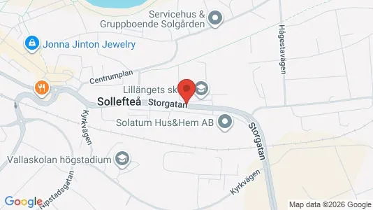 Apartments for rent i Sollefteå - kort over placeringen