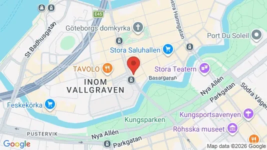 Apartments for rent i Gothenburg City Centre - kort over placeringen