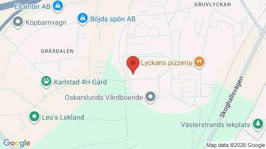 Apartments for rent i Karlstad - kort over placeringen