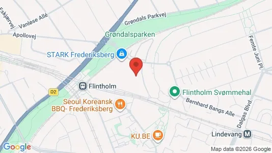 Apartments for rent i Frederiksberg - kort over placeringen