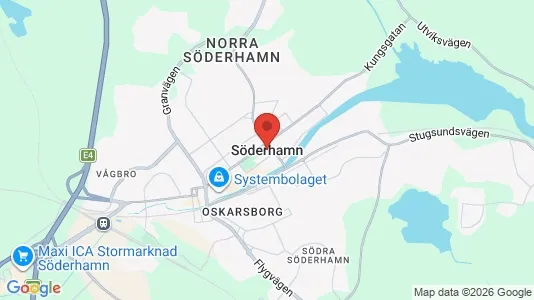 Houses for rent i Söderhamn - kort over placeringen
