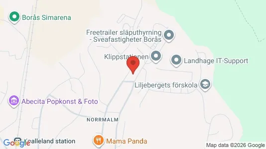 Apartments for rent i Borås - kort over placeringen