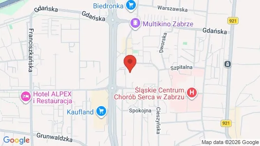 Apartments for rent in Zabrze - Photo from Google Street View