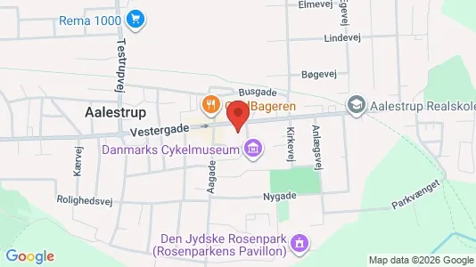 Apartments for rent i Aalestrup - kort over placeringen
