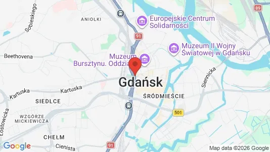Apartments for rent in Gdańsk - Photo from Google Street View