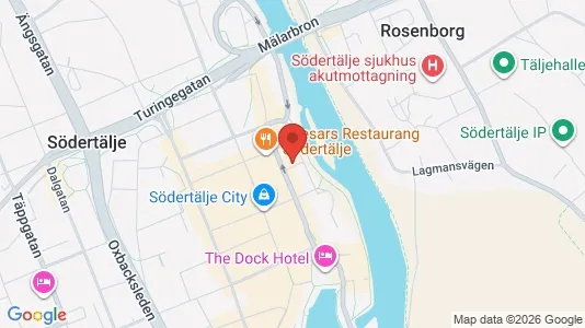 Apartments for rent i Södertälje - kort over placeringen