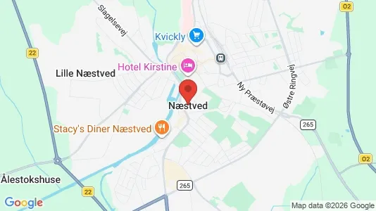 Apartments for rent i Næstved - kort over placeringen