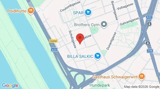 Apartments for rent i Vienna Floridsdorf - kort over placeringen