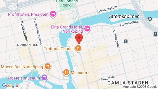 Apartments for rent i Norrköping - kort over placeringen