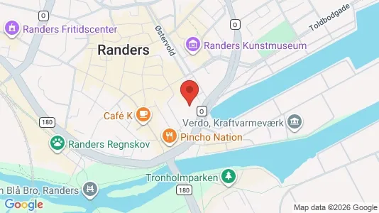Apartments for rent i Randers C - kort over placeringen