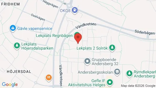 Apartments for rent i Gävle - kort over placeringen