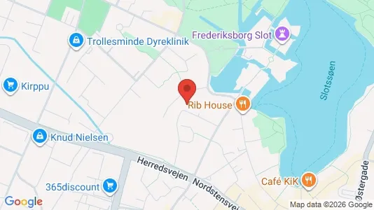Apartments for rent i Hillerød - kort over placeringen