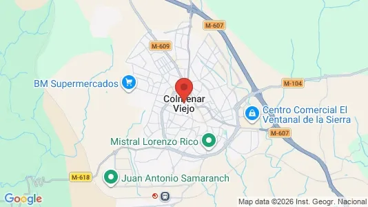 Apartments for rent in Colmenar Viejo - Photo from Google Street View