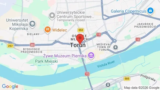 Apartments for rent in Toruń - Photo from Google Street View