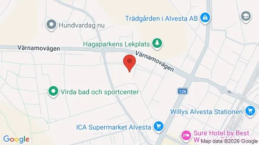 Apartments for rent i Alvesta - kort over placeringen