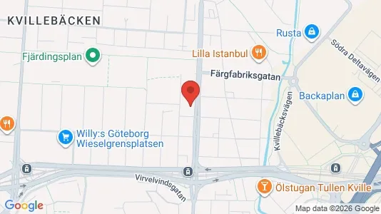 Apartments for rent i Lundby - kort over placeringen