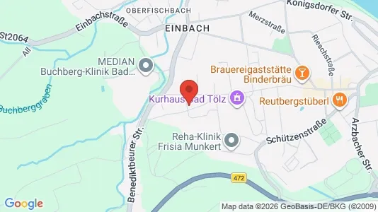 Apartments for rent i Bad Tölz-Wolfratshausen - kort over placeringen