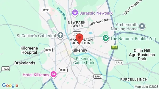 Houses for rent i Kilkenny - kort over placeringen