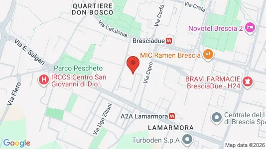Apartments for rent i Brescia - kort over placeringen