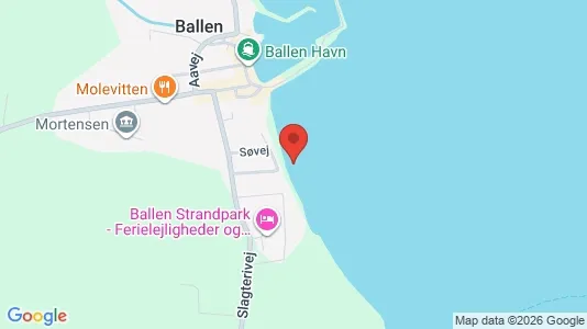 Apartments for rent i Samsø - kort over placeringen