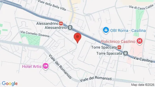 Rooms for rent i Roma Municipio V – Prenestino/Centocelle - kort over placeringen