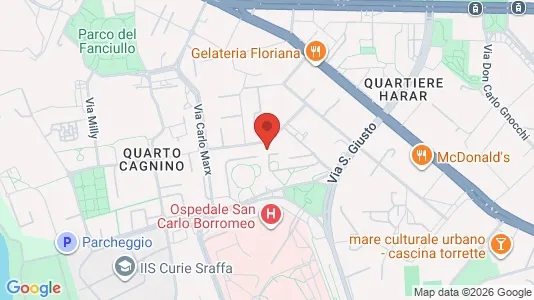 Rooms for rent i Milano Zona 7 - Baggio, De Angeli, San Siro - kort over placeringen