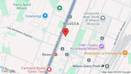 Rooms for rent i Milano Zona 2 - Stazione Centrale, Gorla, Turro, Greco, Crescenzago - kort over placeringen