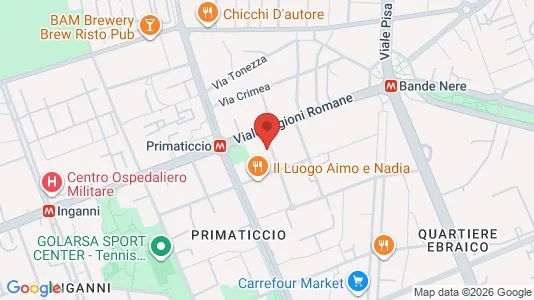 Rooms for rent i Milano Zona 6 - Barona, Lorenteggio - kort over placeringen