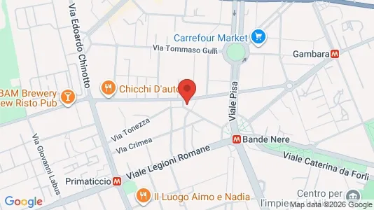 Rooms for rent i Milano Zona 6 - Barona, Lorenteggio - kort over placeringen