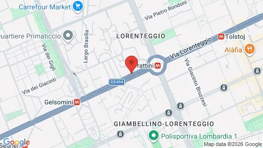 Rooms for rent i Milano Zona 6 - Barona, Lorenteggio - kort over placeringen