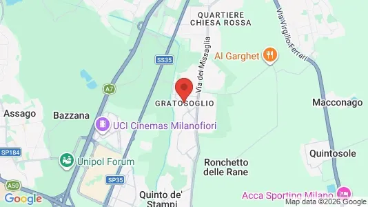 Rooms for rent i Milano Zona 5 - Vigentino, Chiaravalle, Gratosoglio - kort over placeringen