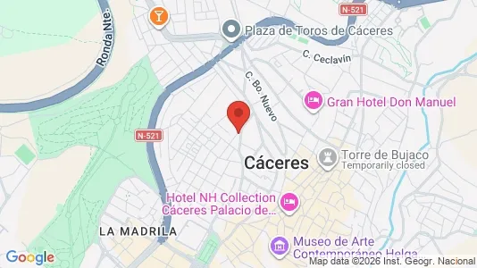 Apartments for rent in Cáceres - Photo from Google Street View