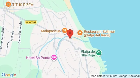 Apartments for rent in Begur - Photo from Google Street View