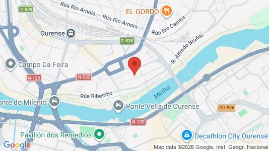 Apartments for rent in Ourense - Photo from Google Street View