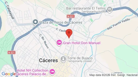 Apartments for rent in Cáceres - Photo from Google Street View