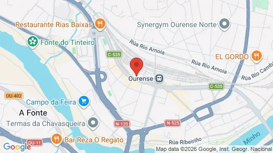 Rooms for rent in Ourense - Photo from Google Street View