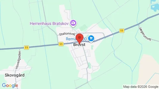 Apartments for rent i Brovst - kort over placeringen