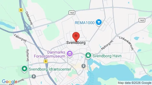 Houses for rent i Svendborg - kort over placeringen