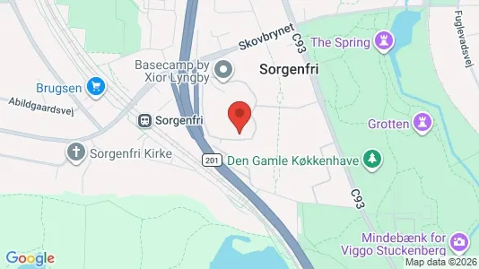 Apartments for rent i Kongens Lyngby - kort over placeringen