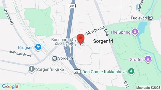 Apartments for rent i Kongens Lyngby - kort over placeringen