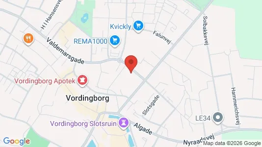 Apartments for rent i Vordingborg - kort over placeringen