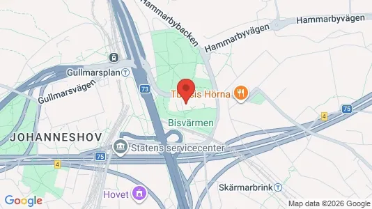 Apartments for rent i Stockholm South - kort over placeringen