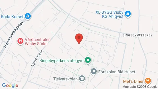 Apartments for rent i Gotland - kort over placeringen