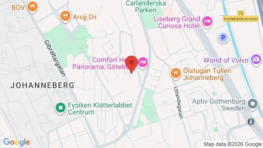 Apartments for rent i Johanneberg - kort over placeringen