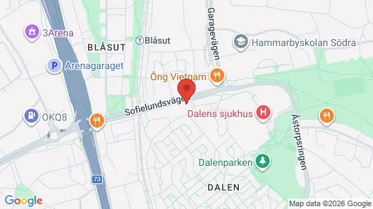 Apartments for rent i Stockholm South - kort over placeringen